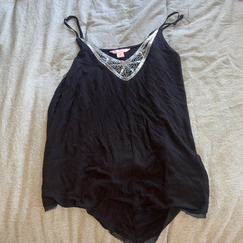 Black stylish tank top